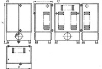 Гидравлические станции типа С - Габаритные размеры насосных установок типоразмеров КС160, КС400